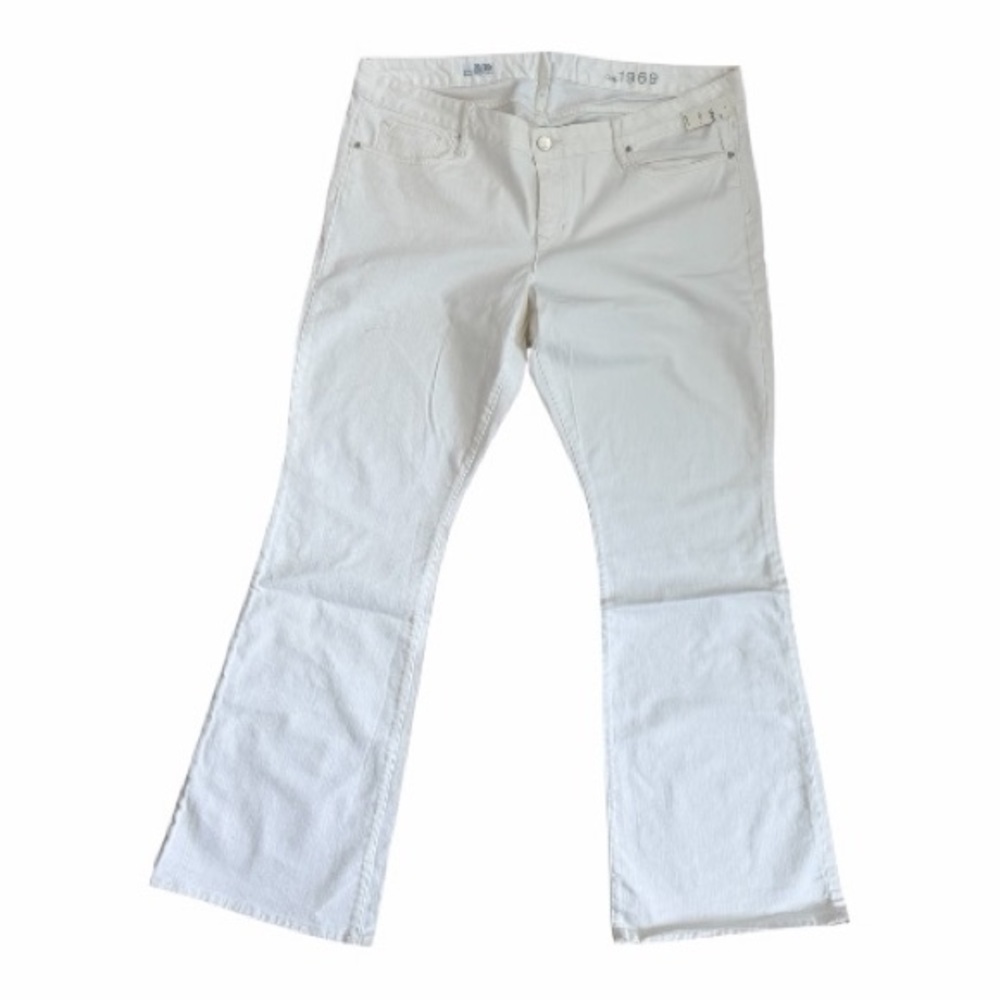 Women's Boot Cut Jeans - White